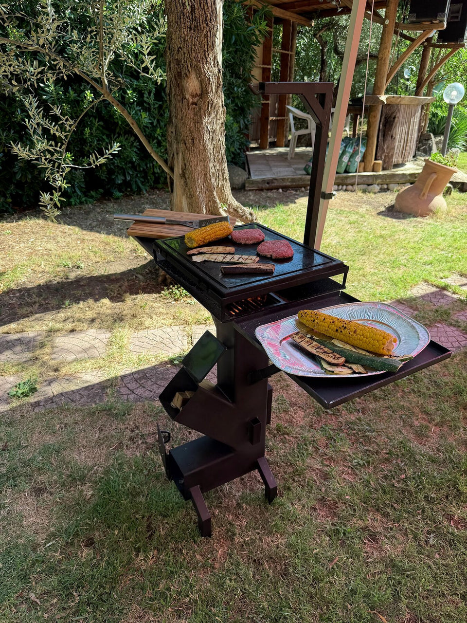 Piani d’appoggio del barbecue